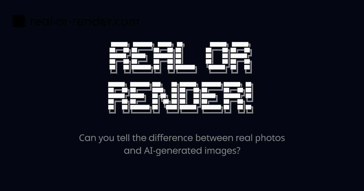 Real or Render